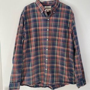 GoodThreads Plaid Button Down - Slim Fit - XXL